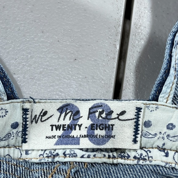 Vintage Anthropologie We The Free Overalls Women 28 Utility Country Farm Cowgirl - Picture 3 of 11